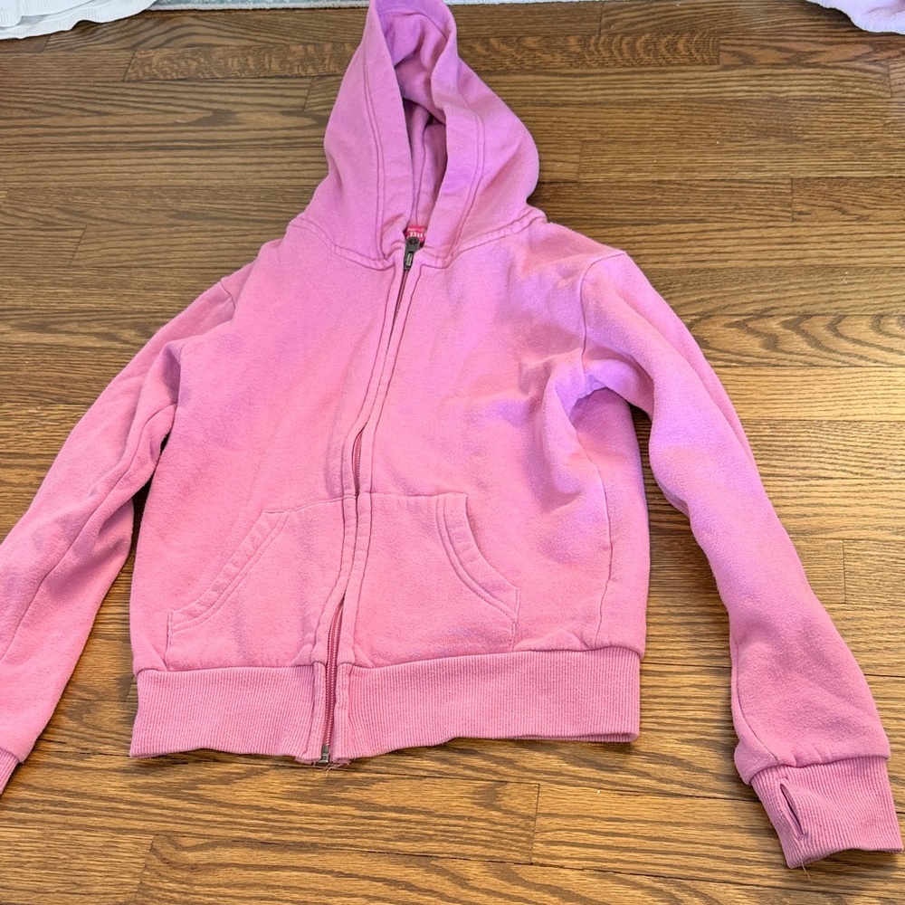 Butter Kids Hoodie in Soft Pink Size Medium